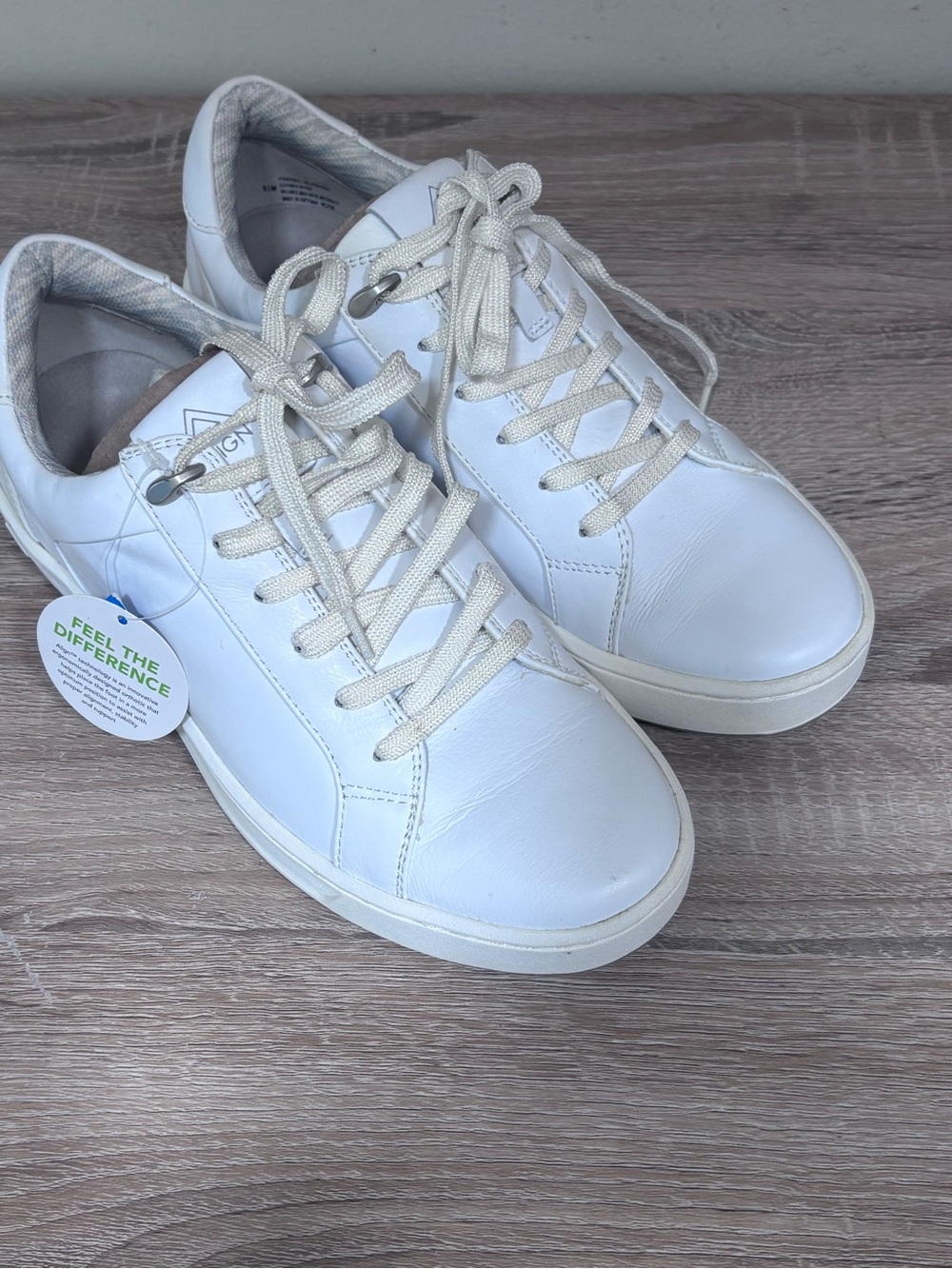 Women's White Leather Sneakers - Comfortable Everyday Style